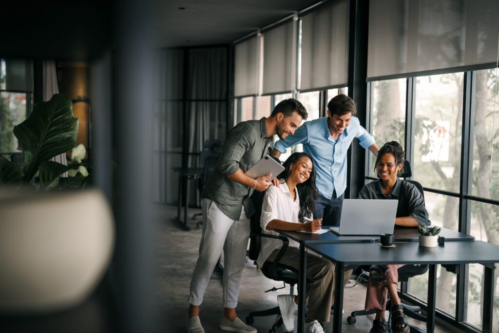 team planning a digital marketing strategy